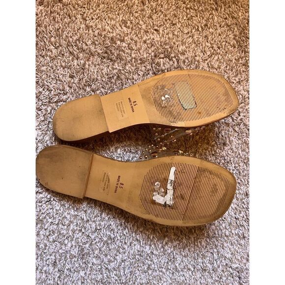 Flat tan sandals - Picture 5 of 5